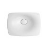 Cuba Quadrada de Apoio 50cm Branco Liquid L.13050.LQ.17 - Deca - vista 2