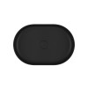 Cuba Oval Apoio 60cm Ebano Fosco L.14060.94 - Deca - vista 2