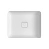 Cuba Slim Retangular de Embutir 50cm Branco L.33050.17 - Deca - vista 2