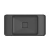 Cuba Slim Retangular de Embutir com Mesa 60cm Ébano Fosco L.33060.MDE.94 - Deca - vista 2