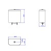 Caixa Acoplada Ebano Dual Flux (3 E 6L) Carrara Botao Black Matte CD.11F.BL.MT.95 - Deca - vista 2