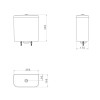 Caixa Acoplada Monocromatica Carrara com Acionamento Duo Branco CD.11F.BR.17 - Deca - vista 4
