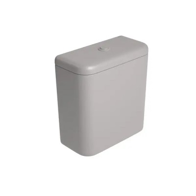 Caixa Acoplada Monocromatica Carrara com Acionamento Duo Soft Antracite CD.11F.SFAT.85