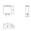 Caixa Acoplada Cinza Fosco Dual Flux (3 E 6L) Polo/Unic Botao Black Matte CD.21F.BL.MT.86 - Deca - vista 2