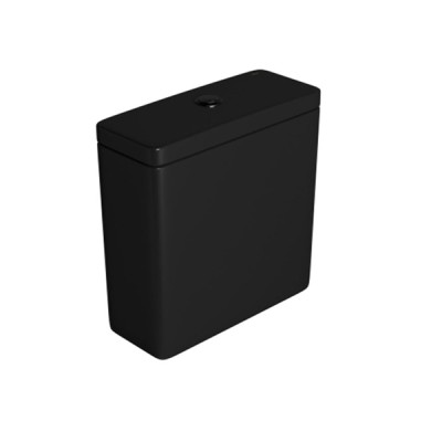 Caixa Acoplada Ebano Dual Flux (3 E 6L) Axis/Living Deca Botao Black Matte CD.21F.BL.MT.95