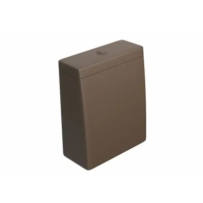 Caixa Acoplada Monocromática LK com Acionamento Duo Marrom Fosco CD.23F.MRFC.22