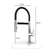 Misturador Monocomando Level Motion 2274.C.PT - Deca - vista 2
