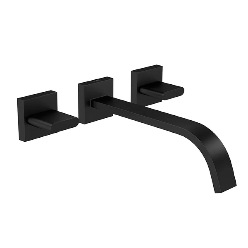 Misturador Black Matte Lavatório Parede Polo 1878.BL33.MT - Deca
