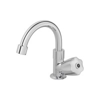 Torneira de Mesa Bica Alta para Lavatório Prata Deca Cromado 1196.C50