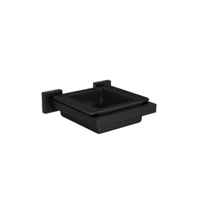 Saboneteira Parede Deca Quadratta Black Matte 2011.BL83.MT