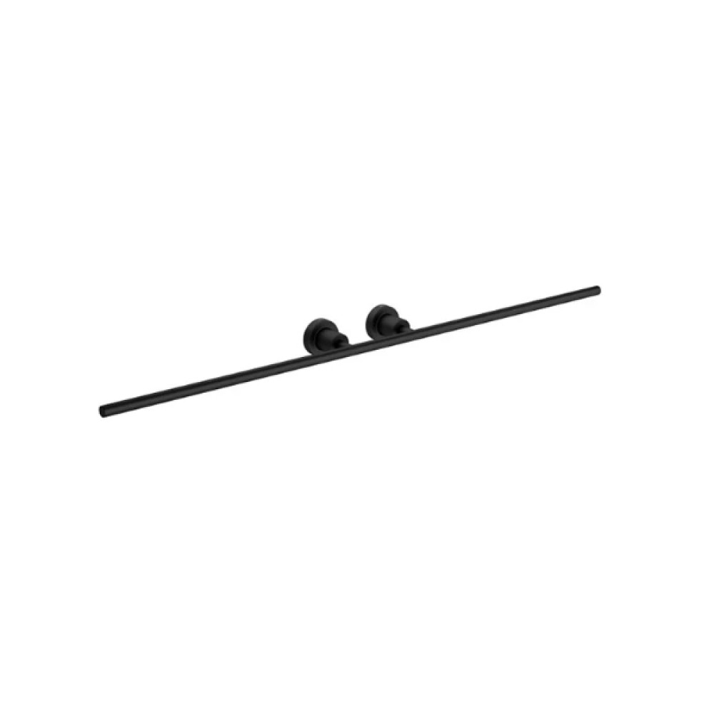 Porta Toalha Barra Dupla Slim Black Matte 2042.BL.SLM.MT - Deca