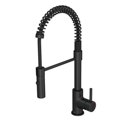 Misturador Monocomando Black Matte de Cozinha Spin One Gourmet Deca 2253.BLMT
