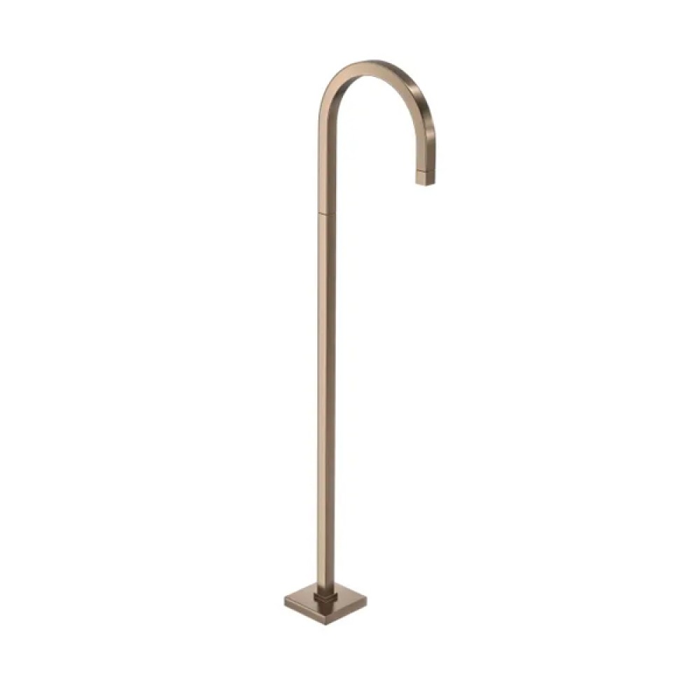 Torneira Curva Piso Tube Corten 1199.CT.TUB.PSO.MT - Deca