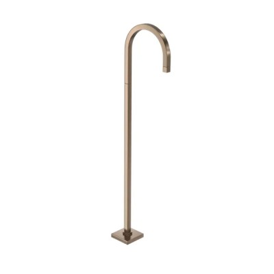 Torneira Curva Piso Deca Tube Corten 1199.CT.TUB.PSO.MT