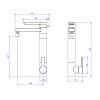 Monocomando Cozinha C/Filtro Mesa Twin Corten Matte 2240.CT.MT - Deca - vista 2