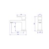 Misturador Black Matte Monocomando Unic Bica Baixa 2875.BL90.MT - Deca - vista 2