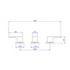 Misturador Bide Corten Unic 1875.CT90.MT - Deca - vista 2