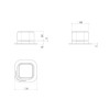 Acionamento Monocomando Mesa Quadrada You Black Matte 4990.BL105.MT - Deca - vista 2