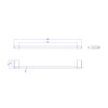 Porta Toalha 500mm You Corten 2040.CT104.050.MT - Deca - vista 2