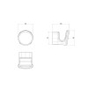 Cabide You Corten 2060.CT104.MT - Deca - vista 2