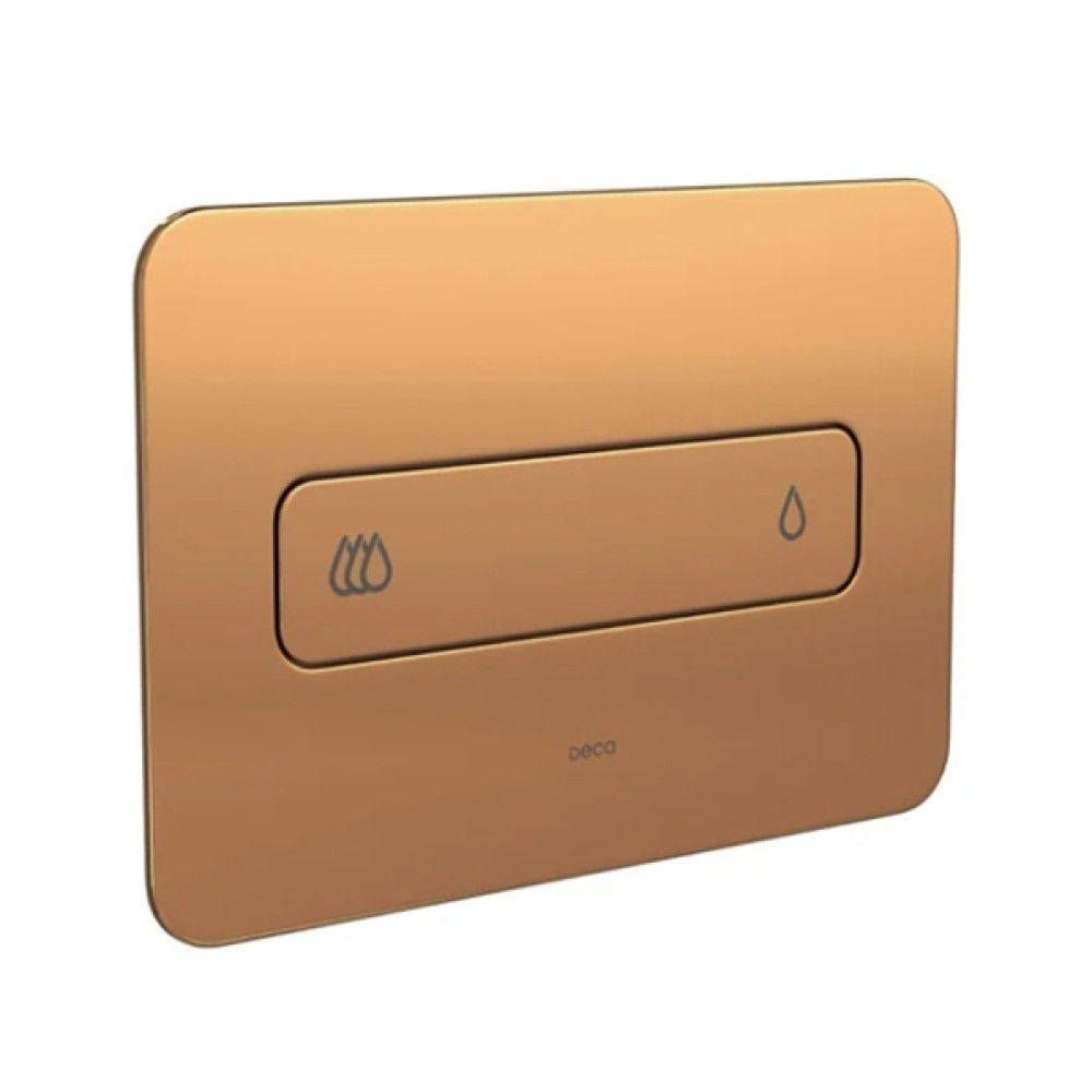 Acabamento Para Caixa Descarga Embutida Mecanica Hydra Quadra Duo Red Gold 4900.GL01.RD - Deca