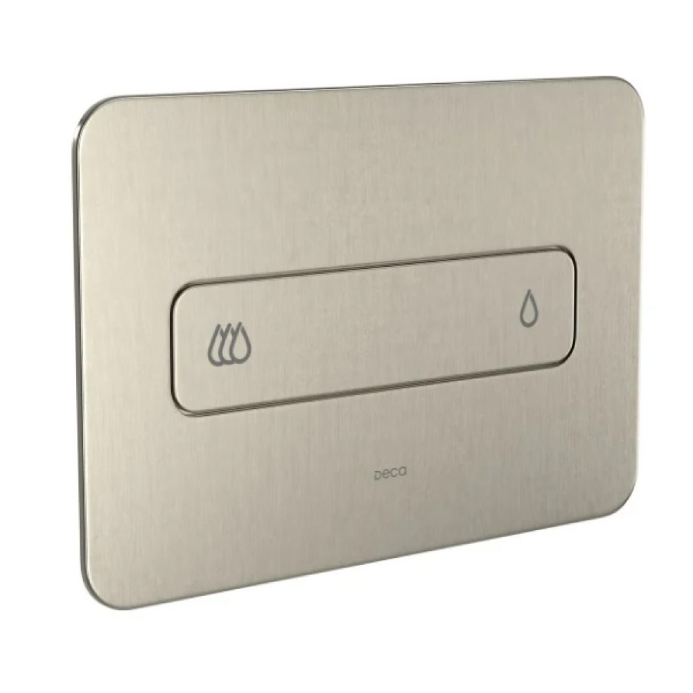 Acabamento Para Caixa Descarga Embutida Mecanica Hydra Quadra Duo Inox You 4900.INX01 - Deca