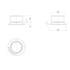 Acionamento Monocomando Mesa Redonda You Corten Matte 4990.CT104.MT - Deca - vista 2