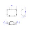 Barra de Apoio com Porta Objeto 24cm Cromado Care 2046.C.024 - Deca - vista 2