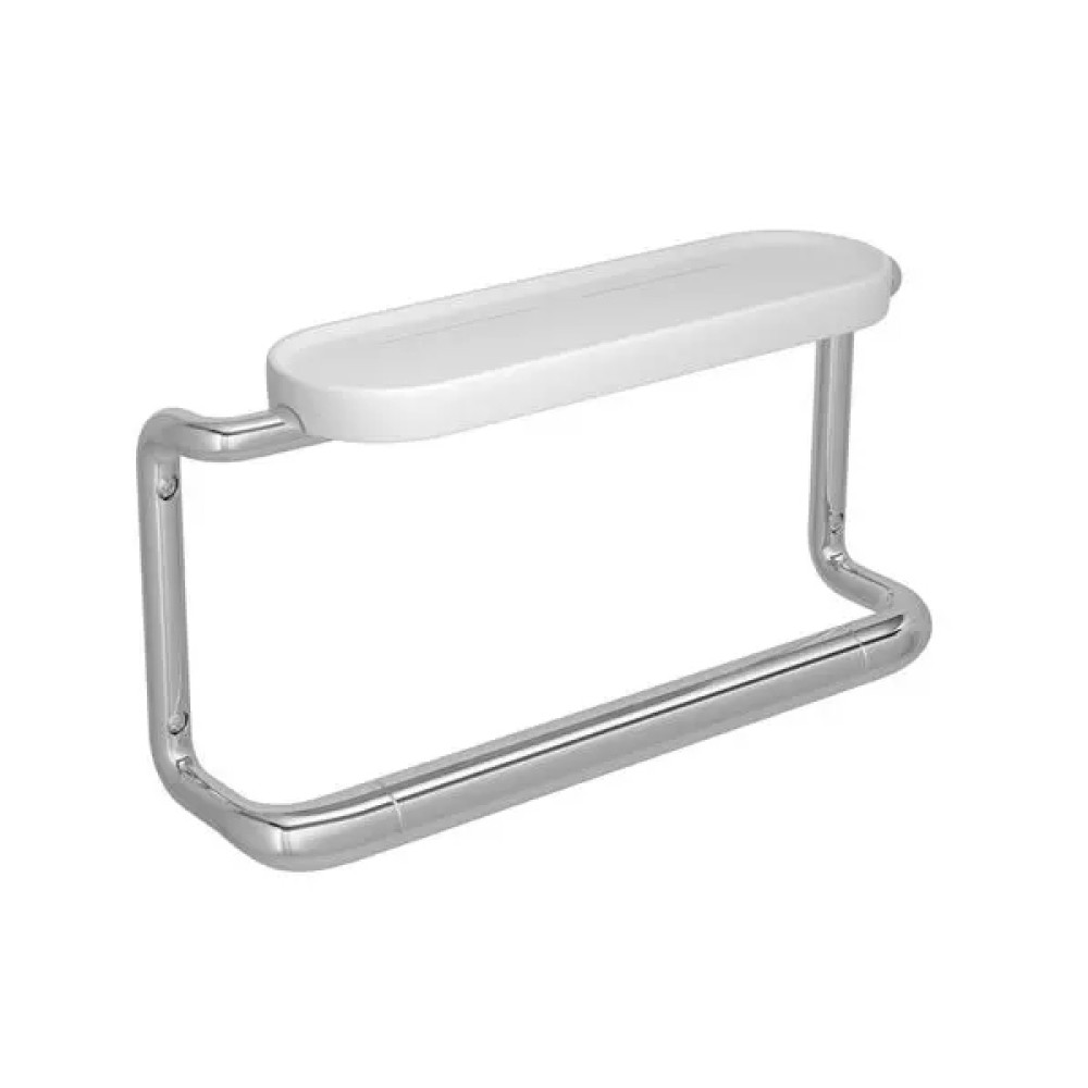 Barra de Apoio com Prateleira 40cm Cromado Care 2046.C.040 - Deca