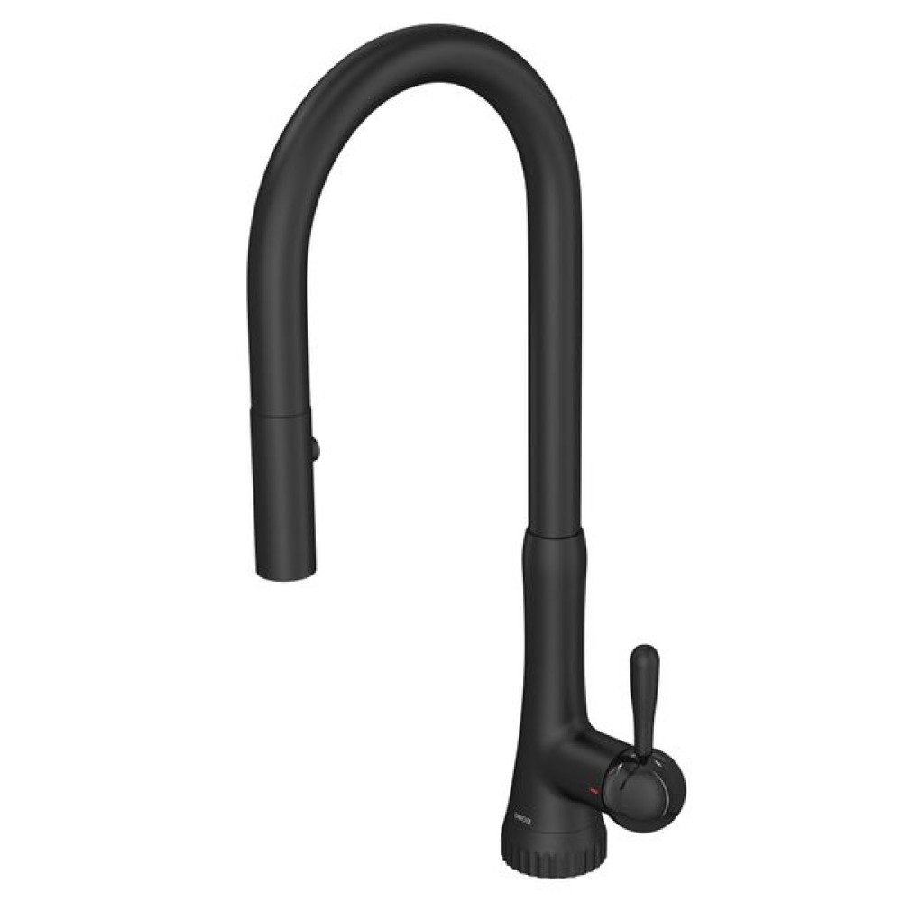 Monocomando de Cozinha Mesa Bica Móvel Pérola Black Matte 2089.BL108.MT - Deca