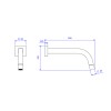 Torneira Tube Parede Dark Antracite 1178.GF.TUB.MT - Deca - vista 2
