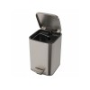 Lixeira Quadrada Inox com Pedal 5L 1005.QUA.5.INX - Deca - vista 2