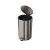 Lixeira Redonda Inox com Pedal 12L 1005.RED.20.INX - Deca - vista 2