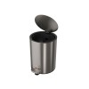 Lixeira Redonda Inox com Pedal 5L 1005.RED.5.INX - Deca - vista 2