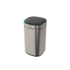 Lixeira Quadrada Inox com Sensor 12L 1007.QUA.12.INX - Deca - vista 2