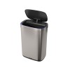 Lixeira Quadrada Inox com Sensor 50L 1007.QUA.50.INX - Deca - vista 3