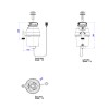 Triturador de Resíduos de Alimentos 127V AC.300.TRIT.127 - Deca - vista 2