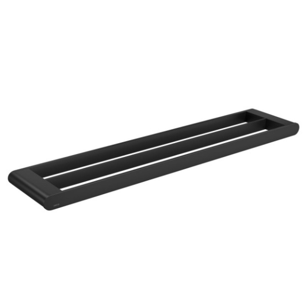 Porta Toalha Barra Dupla Versa Black Matte 60 cm 2042.BL31.060.MT - Deca