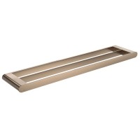 Porta Toalha Barra Dupla Deca Versa 60cm Corten Matte 2042.CT31.060.MT