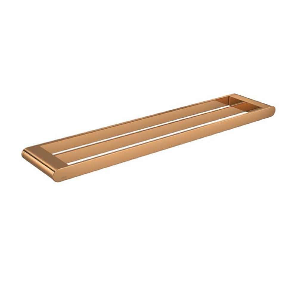 Porta Toalha Dupla 60cm Versa Red Gold 2042.GL31.060.RD - Deca