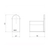 Cabide Versa Black Noir 2060.BL31.NO - Deca - vista 2