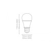 Lâmpada de LED Bulbo 9W Bivolt Luz Branca - Elgin - vista 3