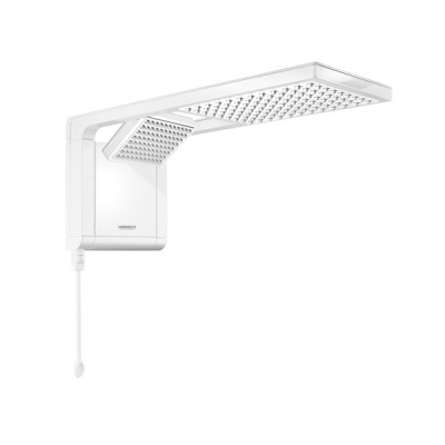 Chuveiro Elétrico Acqua Duo Eletrônico Flex Branco 220V/6800W Lorenzetti