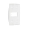 Placa sem Suporte 4x2 um módulo horizontal Pial Plus - Pial Legrand - vista 3