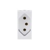 Módulo de Tomada de Energia 10A Branco Arteor - Pial Legrand - vista 2