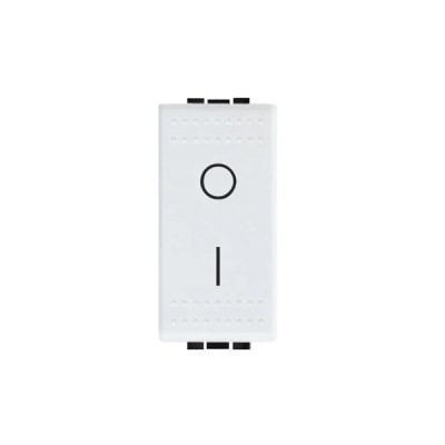 Módulo Interruptor Bipolar Simples 16A 250V Branca Living Light Bticino