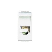 Módulo Tomada Telefone RJ11 Branca Living Light Bticino