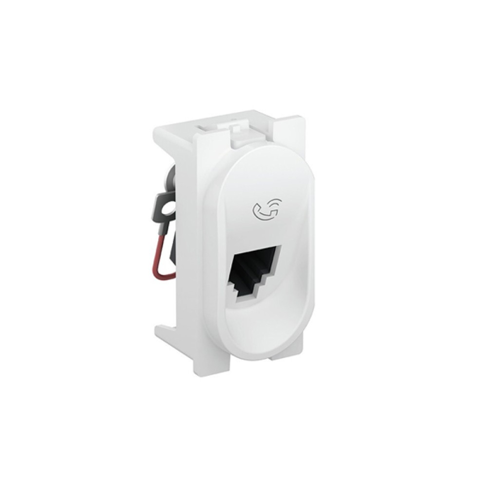Módulo de Tomada RJ11 2 Fios Branca Nereya - Pial Legrand