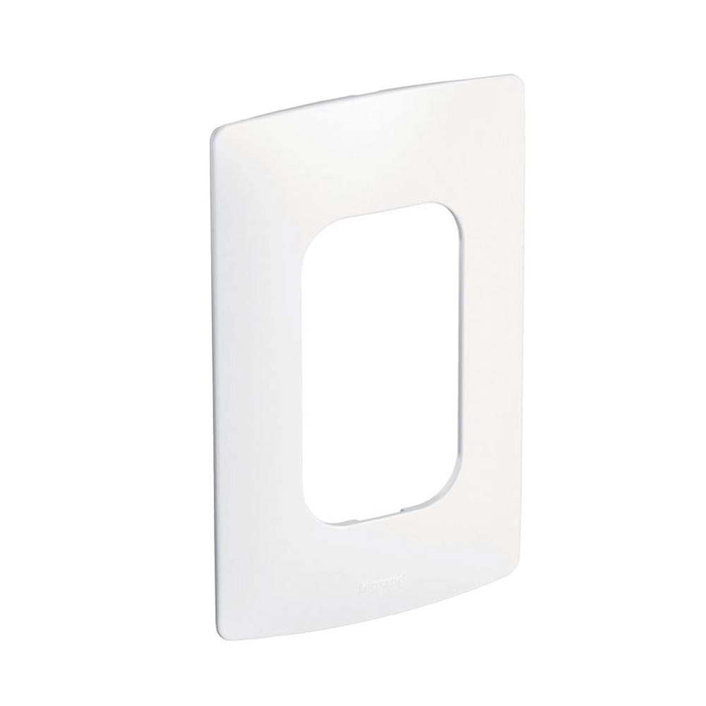 Placa 3 Postos Adjacentes 4x2 sem Suporte Branco Nereya - Pial Legrand