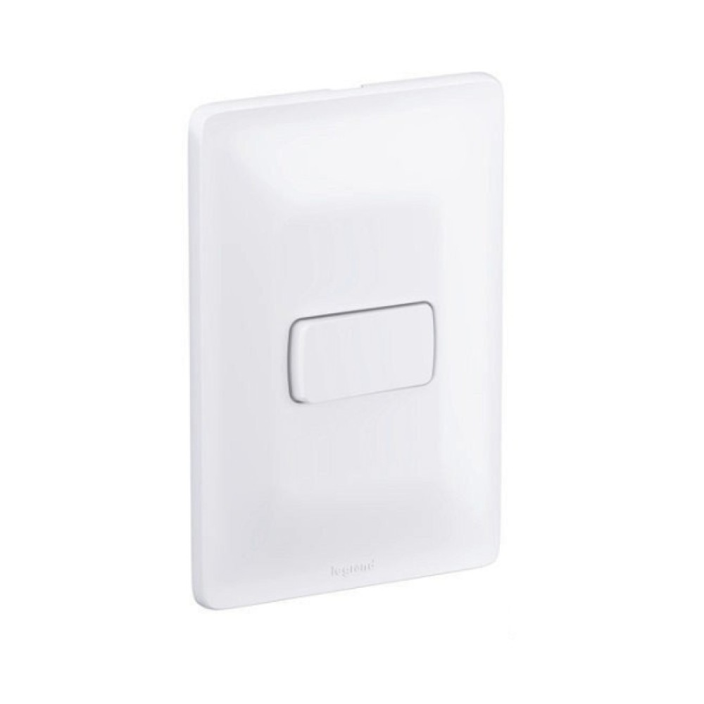 Conjunto 1 Interruptor Simples 4X2 10A Pial Zeffia - Pial Legrand